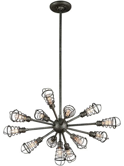 Conduit 13-Light Chandelier.